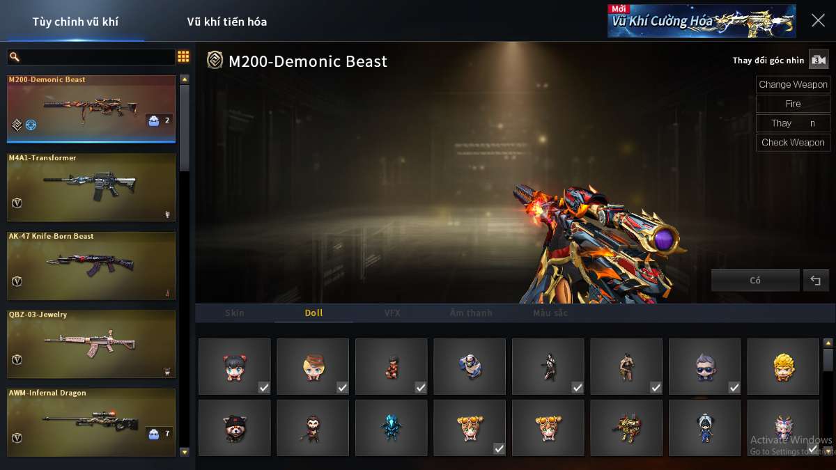 shop acc cf uy tin gia re